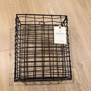 Hearth & Hand Black Metal Wire Basket